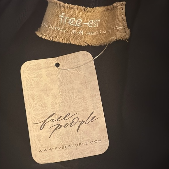 Free People‎ free-est Jumpsuit Romper Good Feels One-Piece Black Backless Size M - Picture 5 of 6